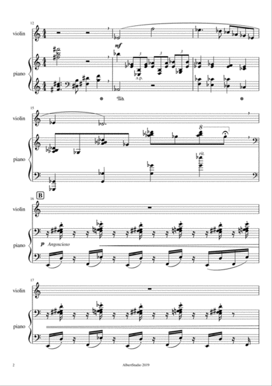 Storm Storm Violin Solo scores gallery preview page 2
