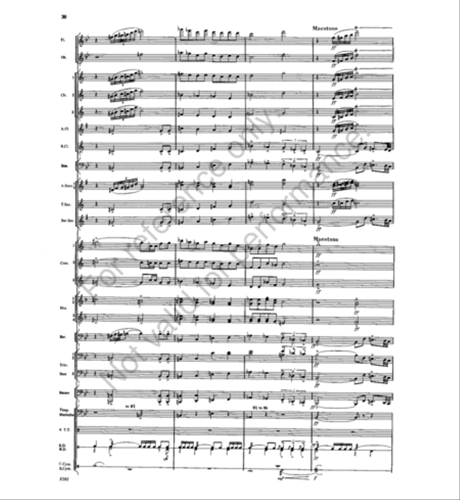 Symphonic Celebration and Dance Concert Band scores gallery preview page 29