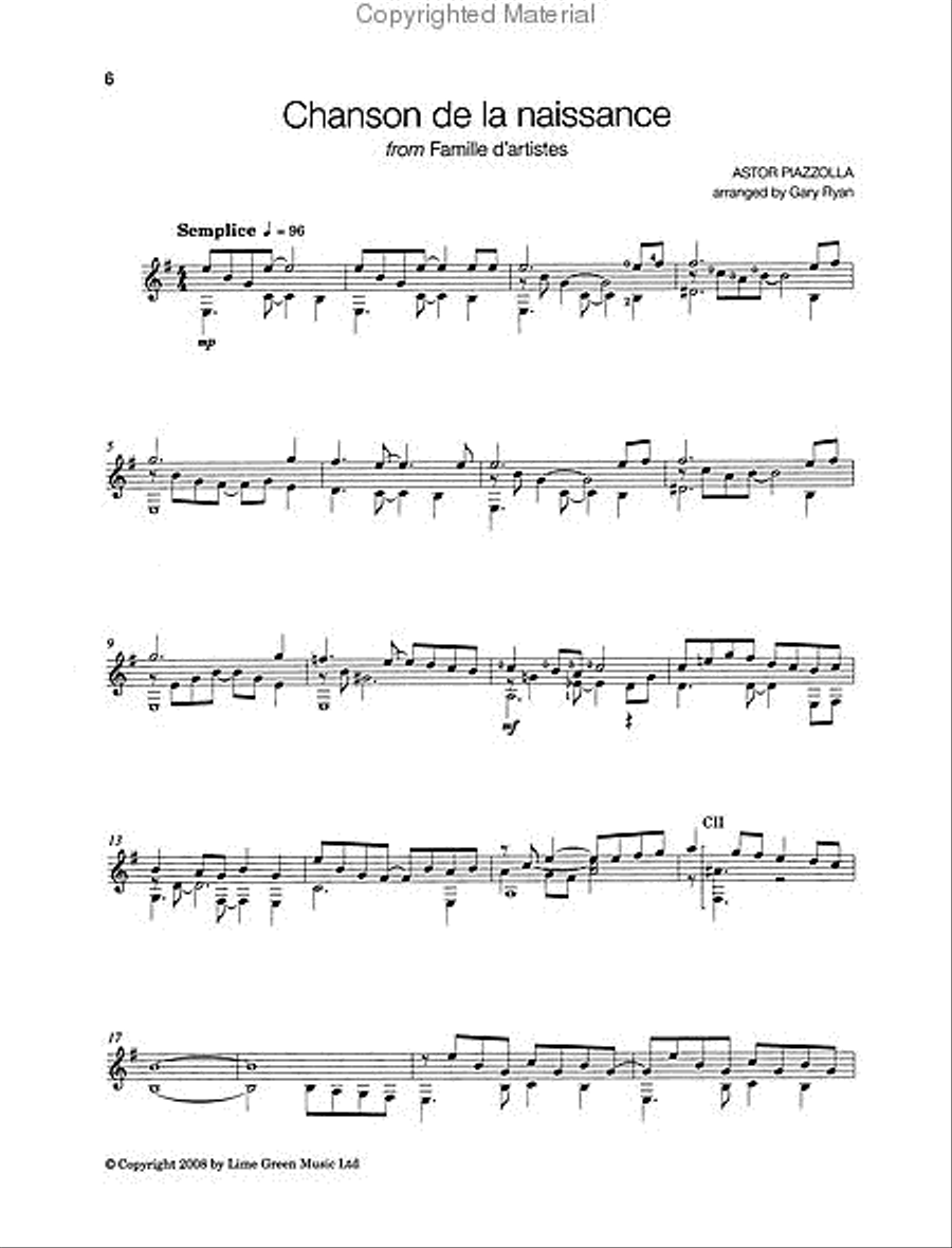 Play Piazzolla Play Piazzolla Acoustic Guitar scores gallery preview page 3