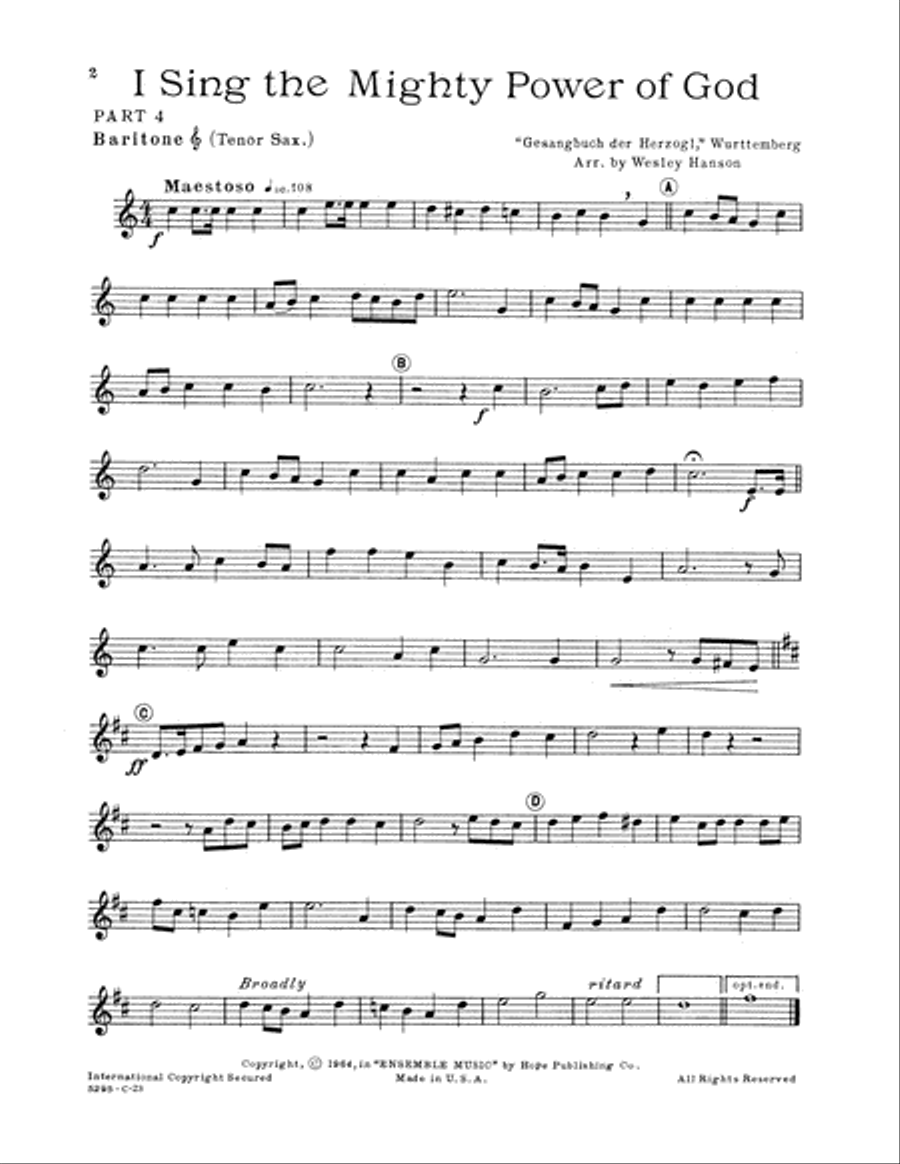 Ensemble Music for Church and School Part scores gallery preview page 4