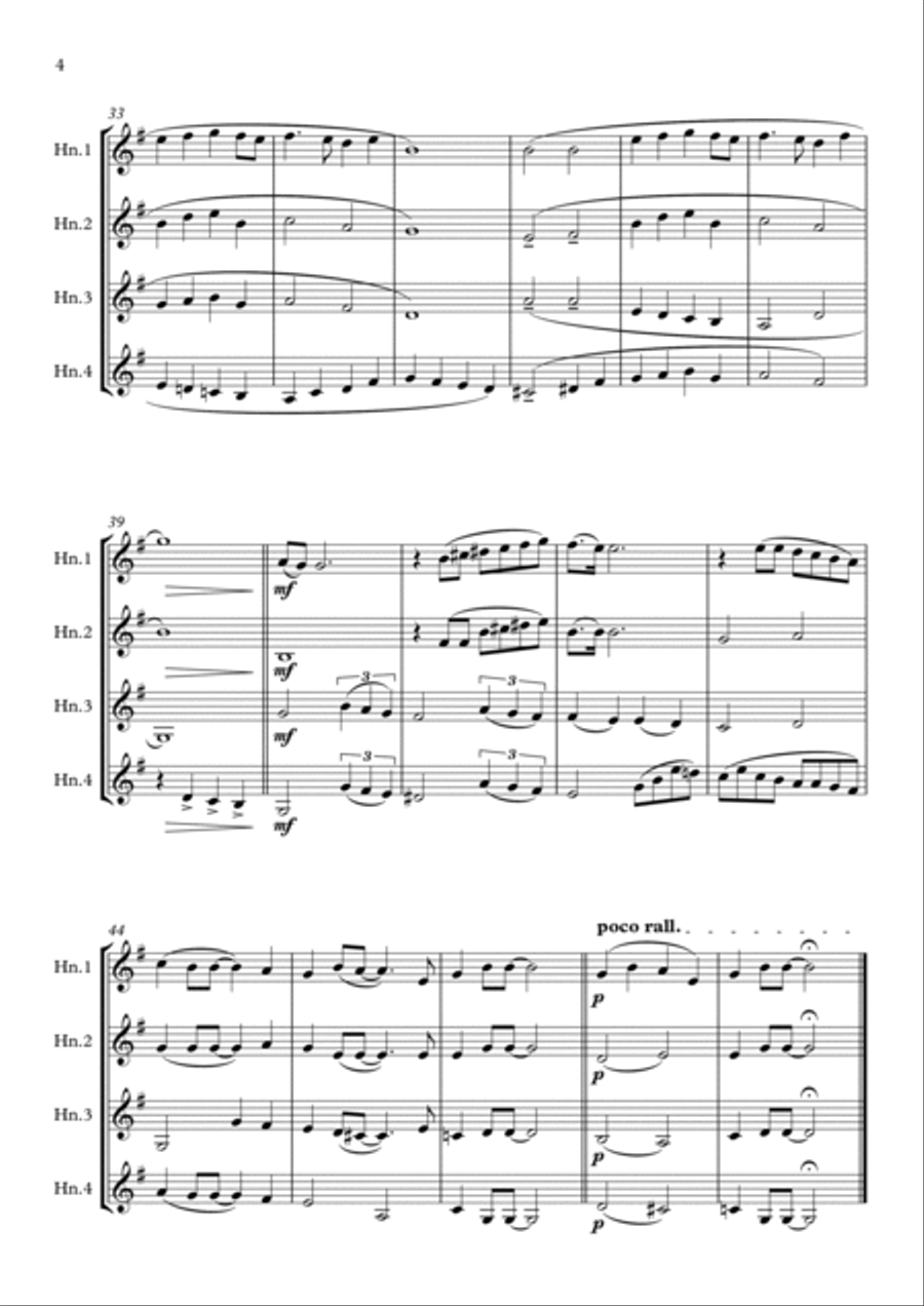 Yesterday Brass Quartet scores gallery preview page 5
