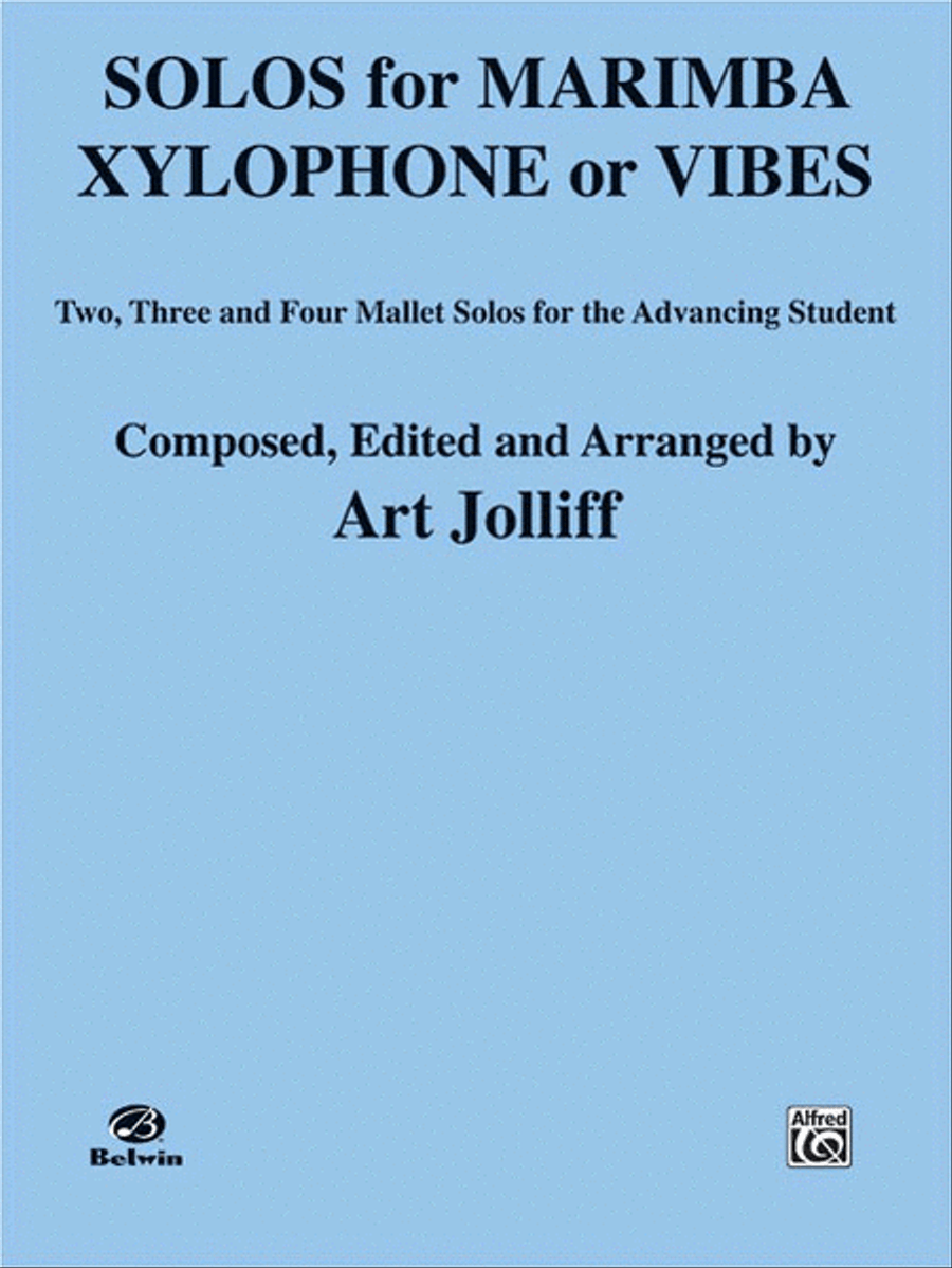 Solos for Marimba, Xylophone or Vibes Marimba scores gallery preview page 1