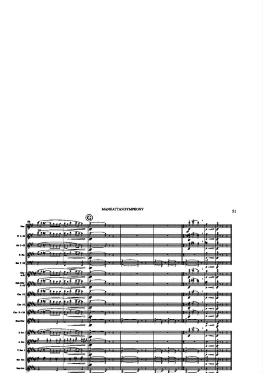 Manhattan Symphony Concert Band scores gallery preview page 55