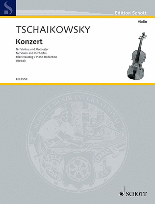 Book cover for Violin Concerto in D Major