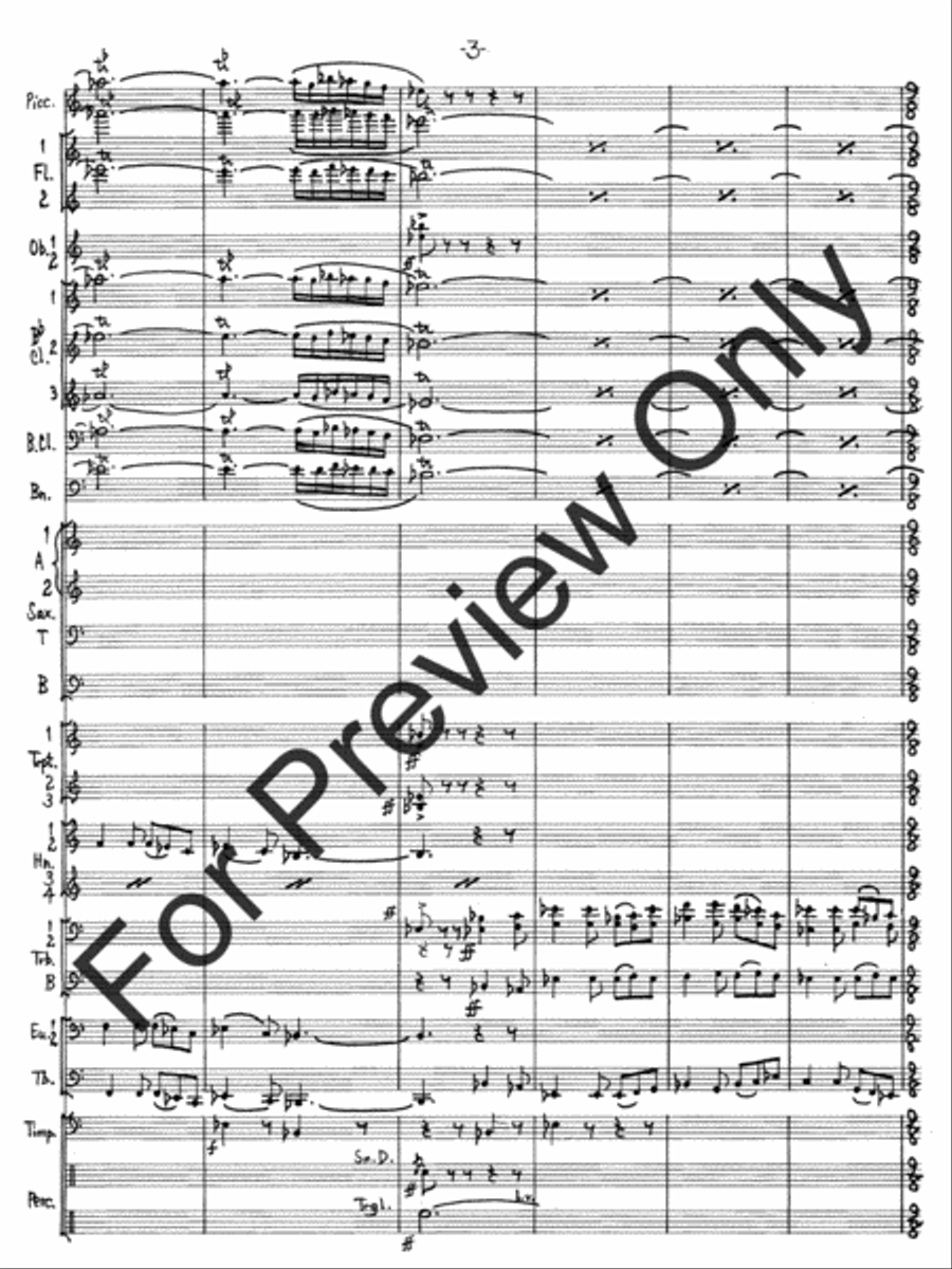 Hallelujah Fantasy Concert Band scores gallery preview page 6