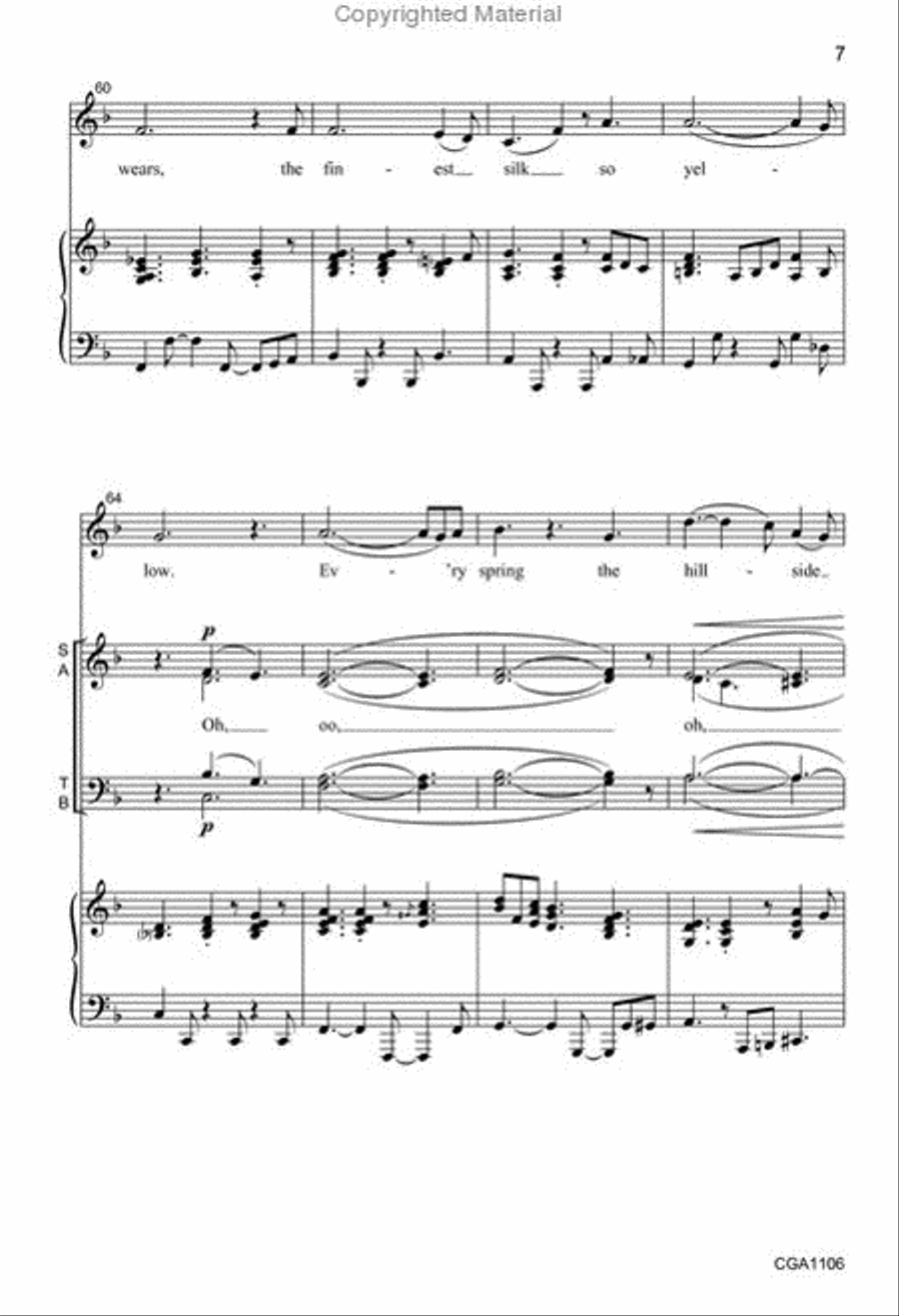 The Smallest Things 4-Part scores gallery preview page 7