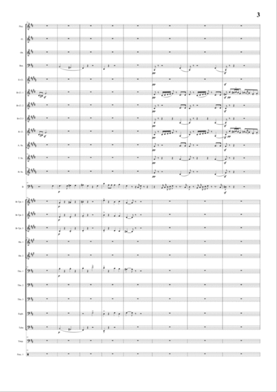 Song of Mephistopheles in Auerbach's Cellar Concert Band scores gallery preview page 3