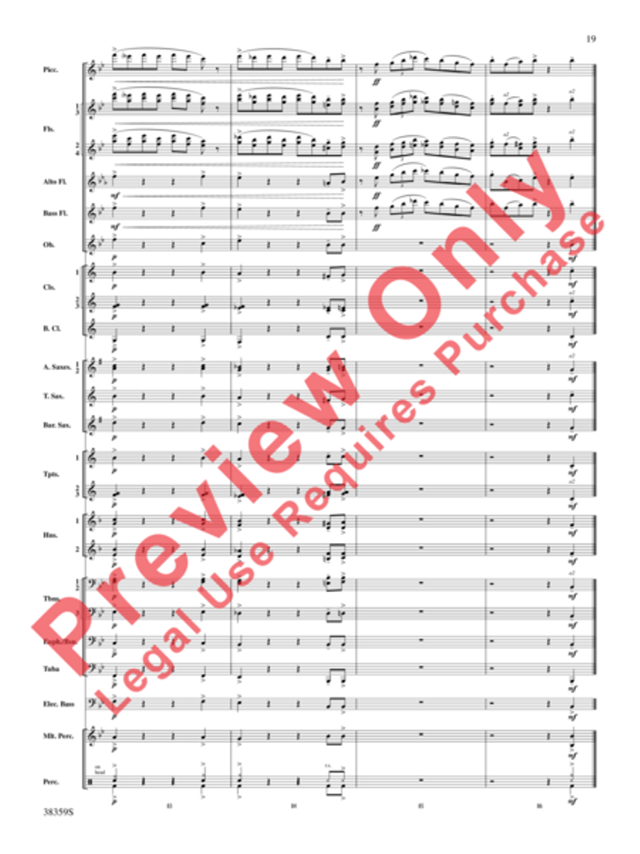 Those Fabulous Flutes Concert Band scores gallery preview page 20