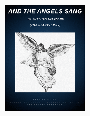 Book cover for And The Angels Sang (for 2-part choir)