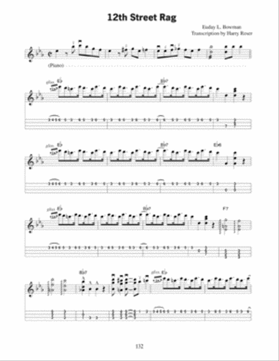 Harry Reser Tenor Banjo Legend Banjo scores gallery preview page 2