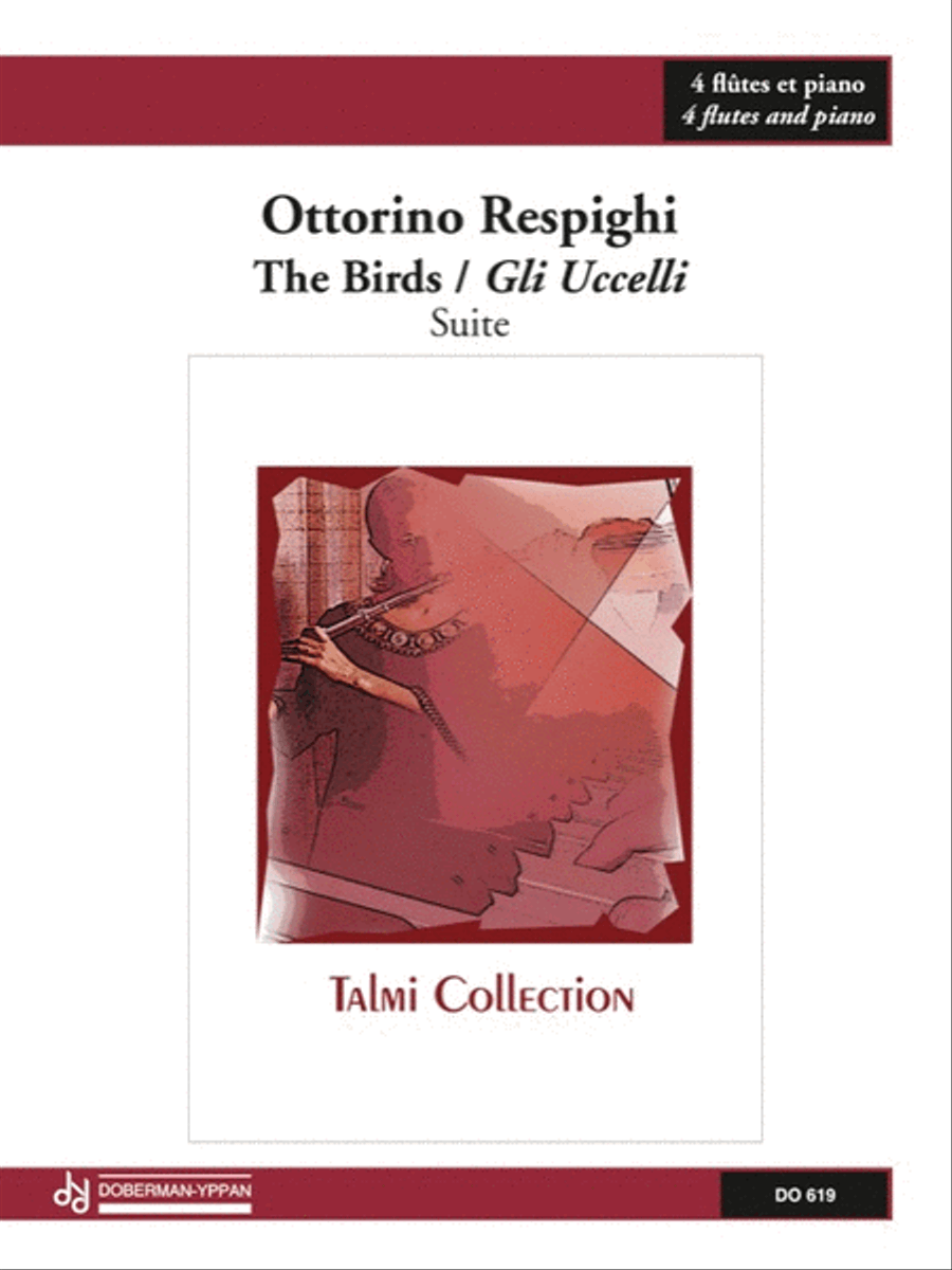 The birds / Gli Uccelli (4 fl. / pno) Flute scores gallery preview page 1