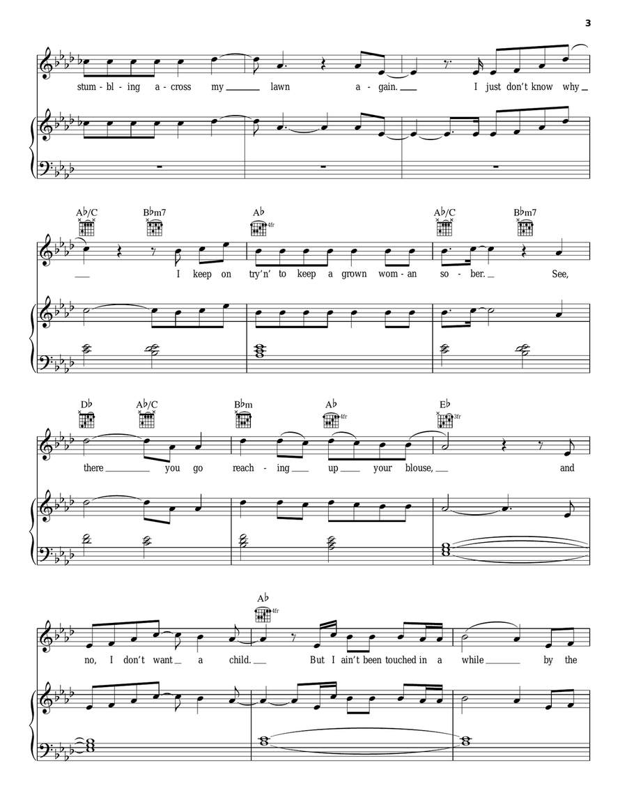 Pilot Jones Pilot Jones Piano, Vocal, Guitar scores gallery preview page 3