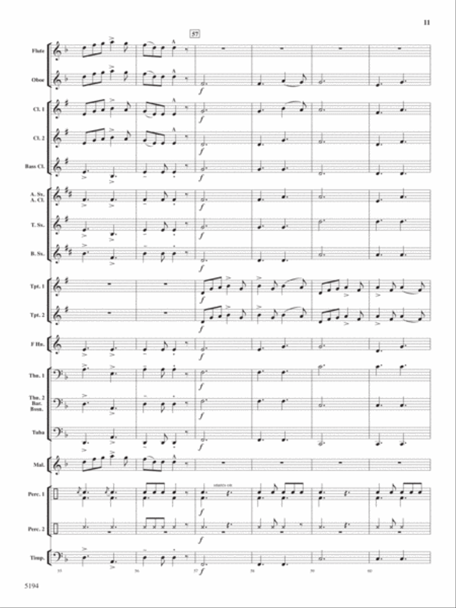 Under An Irish Sky Under An Irish Sky Concert Band scores gallery preview page 10