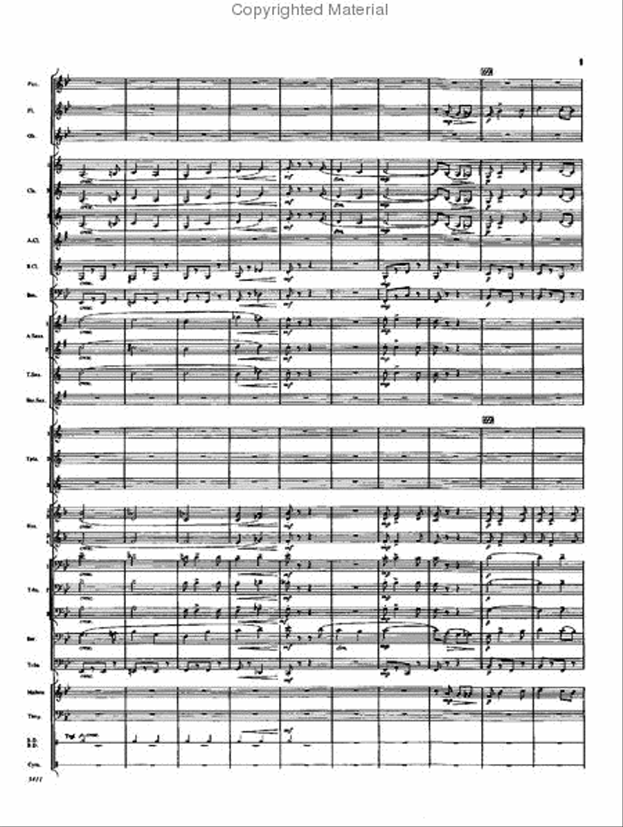 Silvercrest Concert Band scores gallery preview page 8