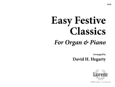 Easy Festive Classics For Organ And Piano
