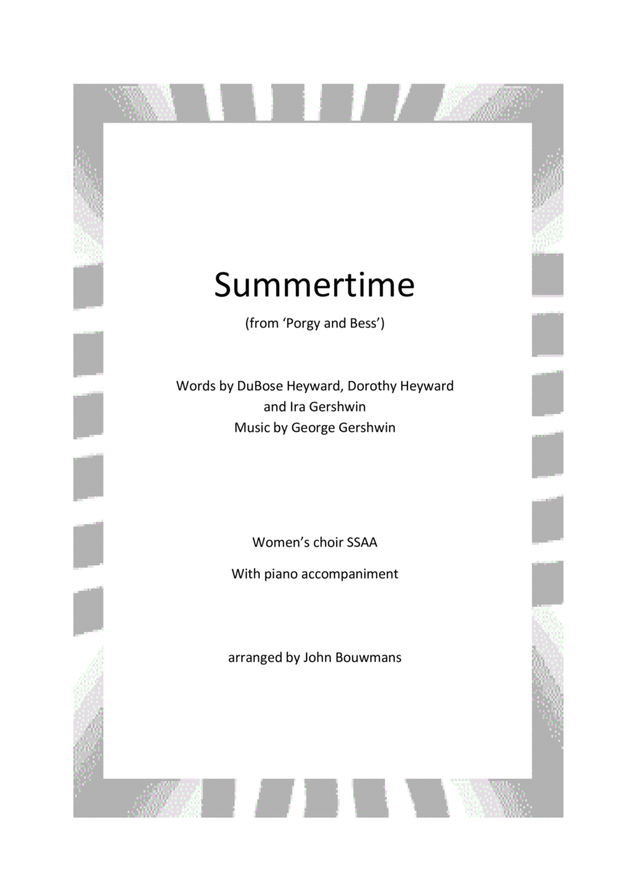 Summertime SSAA scores gallery preview page 1