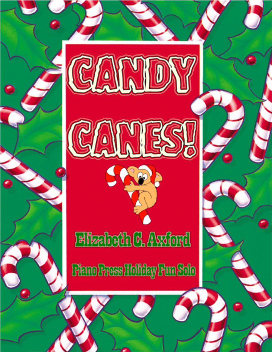 Candy Canes Easy Piano scores gallery preview page 1