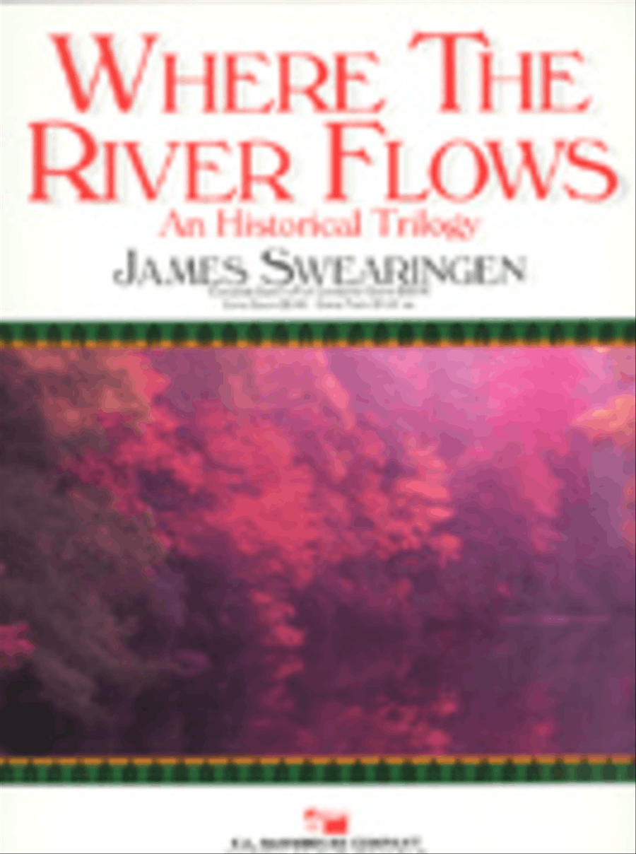 Where the River Flows Concert Band scores gallery preview page 1