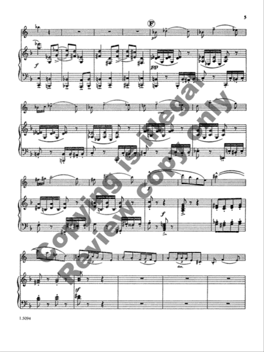 Rhapsody for English Horn & Strings Orchestra scores gallery preview page 12