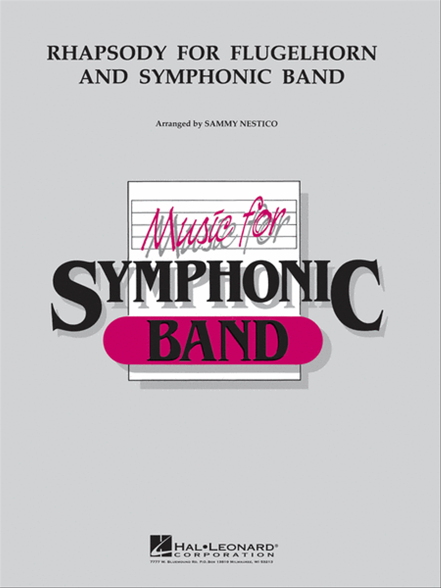 Rhapsody for Flugelhorn and Symphonic Band Concert Band scores gallery preview page 1