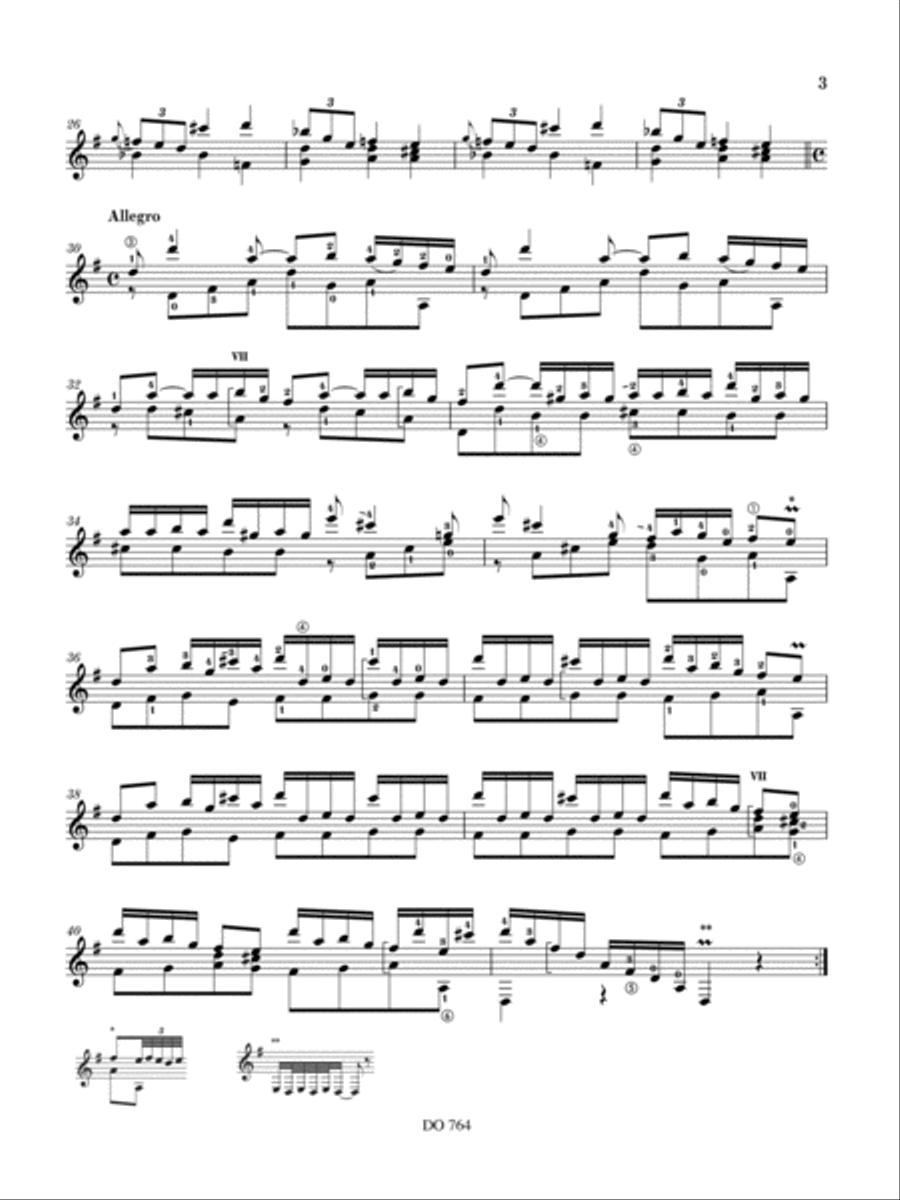 2 Sonates, vol. 4, K. 162, 555 Classical Guitar scores gallery preview page 3