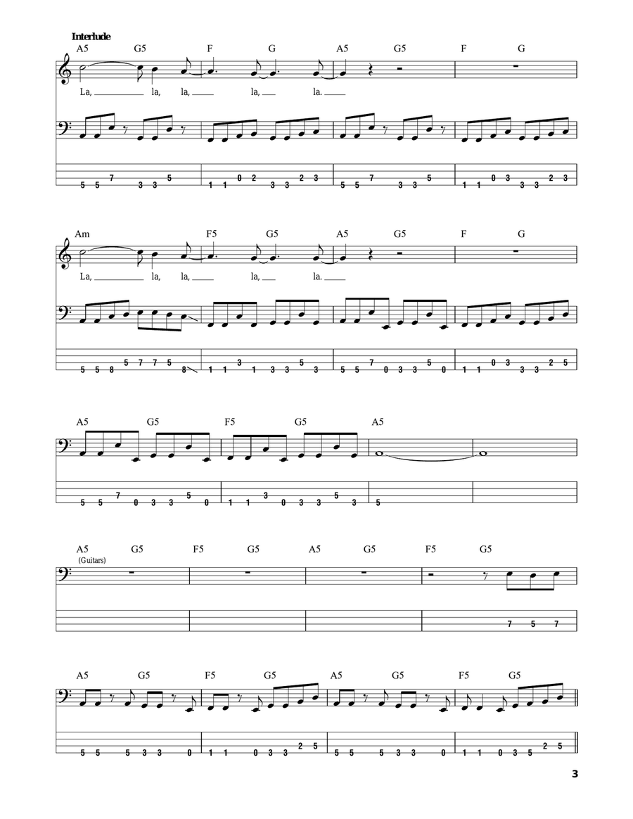 Don't Fear The Reaper Acoustic Guitar scores gallery preview page 3
