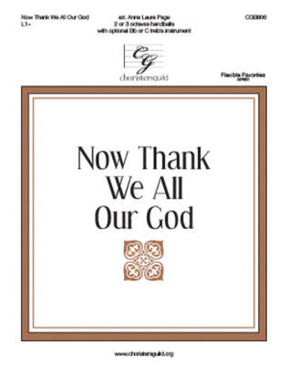 Book cover for Now Thank We All Our God (2 or 3 octaves)