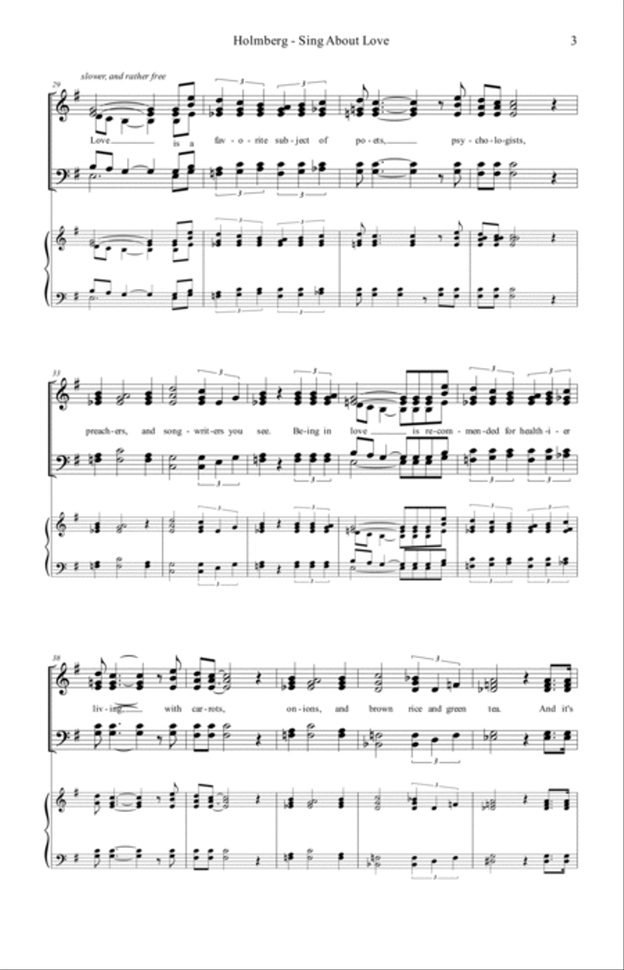 Sing About Love Divisi scores gallery preview page 3