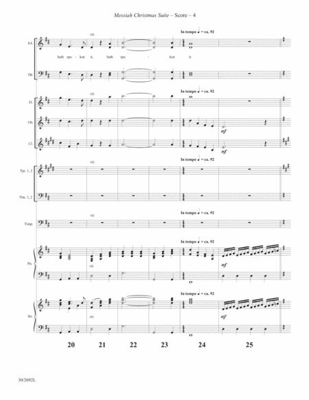 Messiah Christmas Suite - Instrumental Ensemble Score and Parts