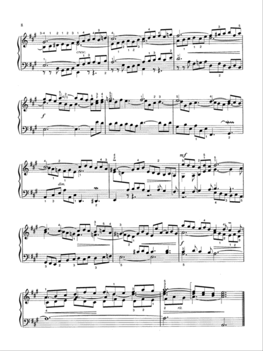 Bach: Six English Suites (Ed. Hans Bischoff) Piano Solo scores gallery preview page 3