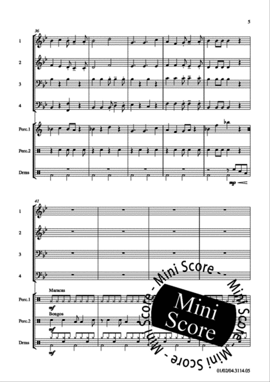 Frisian Dances Brass Band scores gallery preview page 9