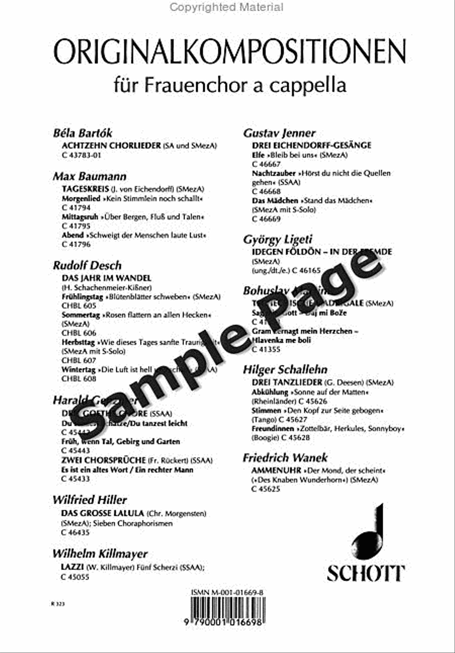 Husvet (Easter) Choir scores gallery preview page 13