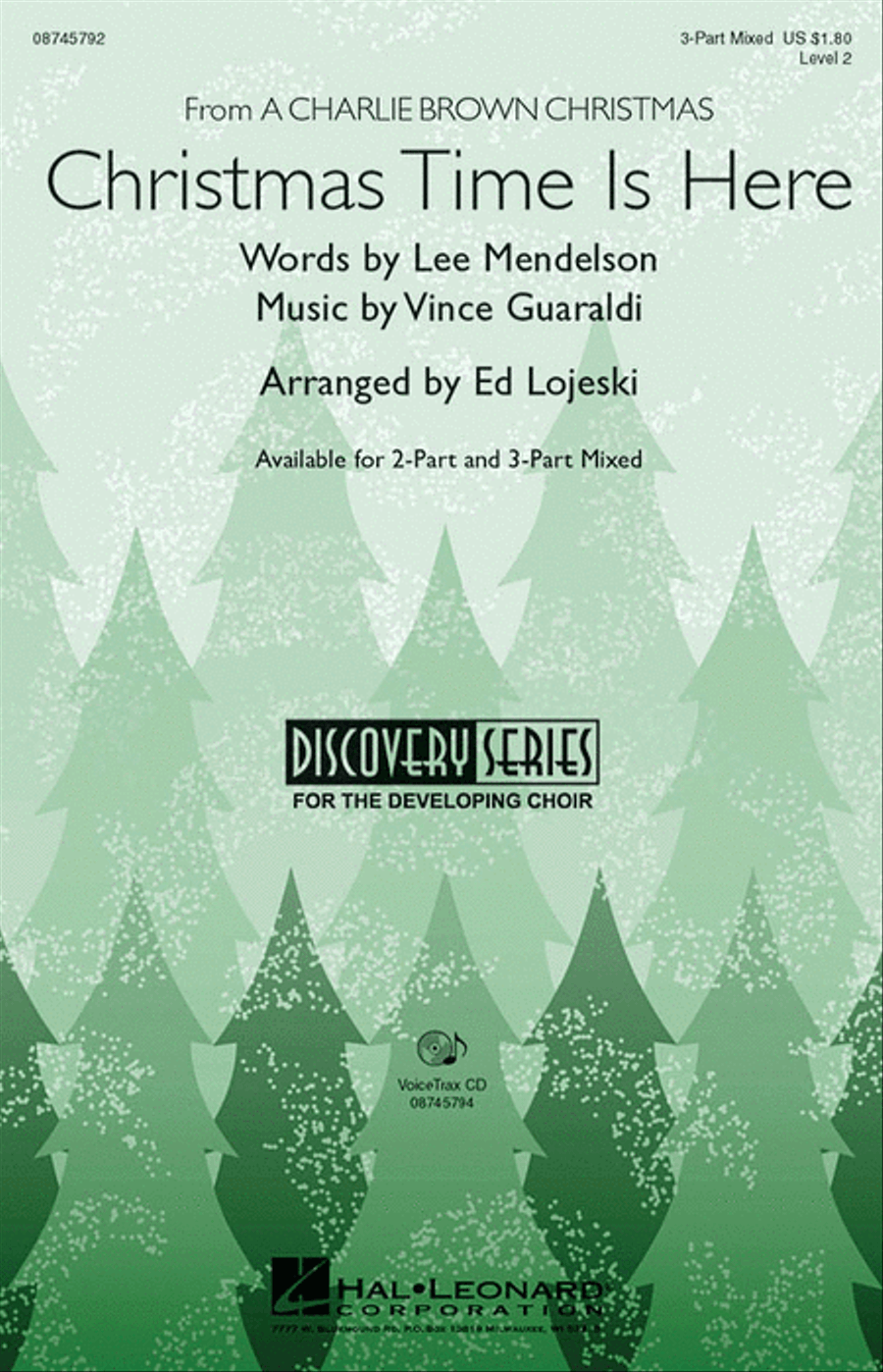 Christmas Time Is Here Christmas Time Is Here 2-Part scores gallery preview page 1