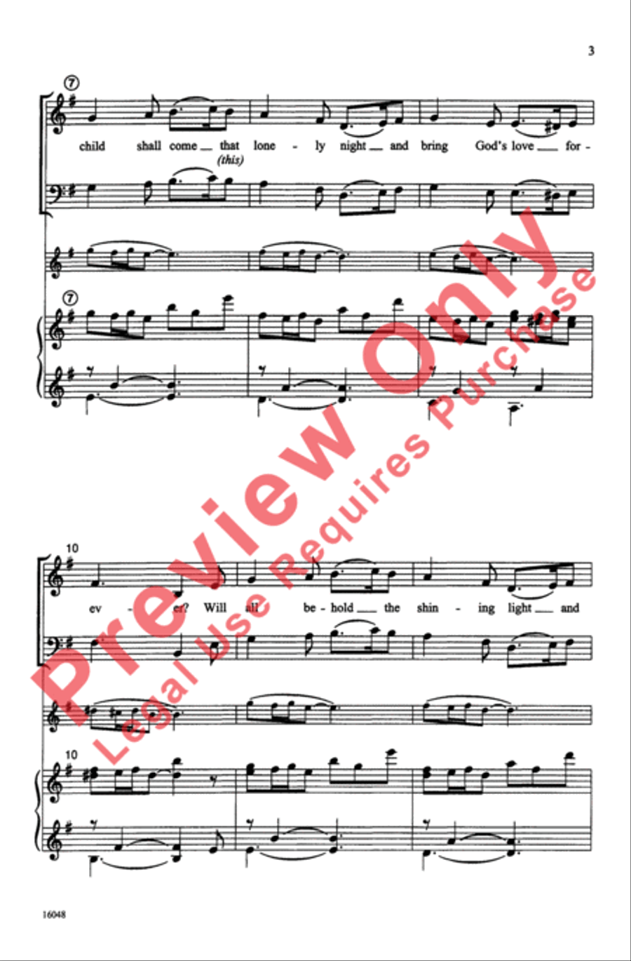 What Child Shall Come? What Child Shall Come? 3-Part scores gallery preview page 3