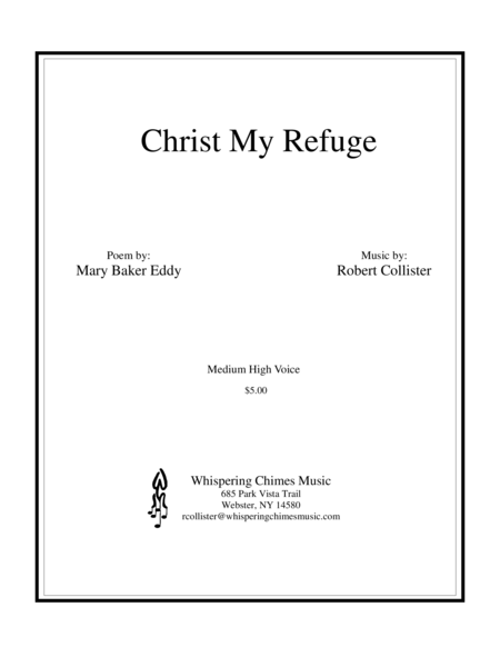 Christ My Refuge medium high voice image number null