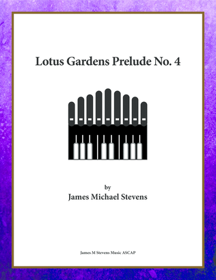 Book cover for Lotus Gardens Prelude No. 4