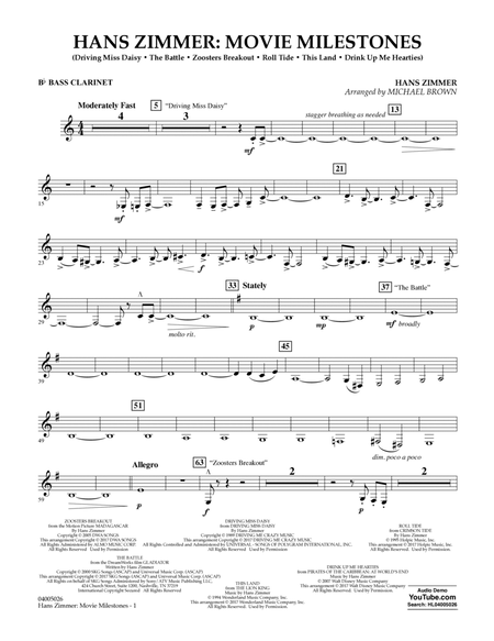 Hans Zimmer: Movie Milestones - Bb Bass Clarinet