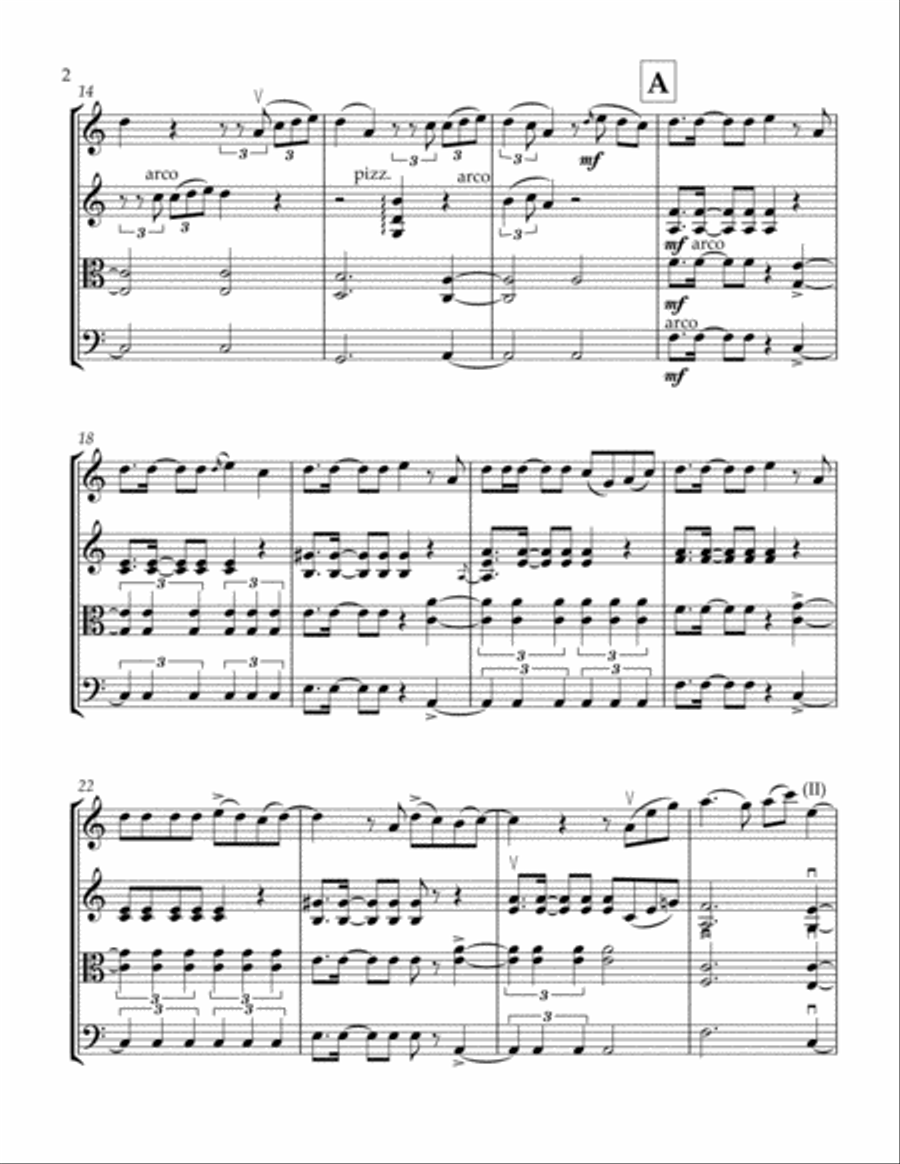Save Me String Quartet scores gallery preview page 4