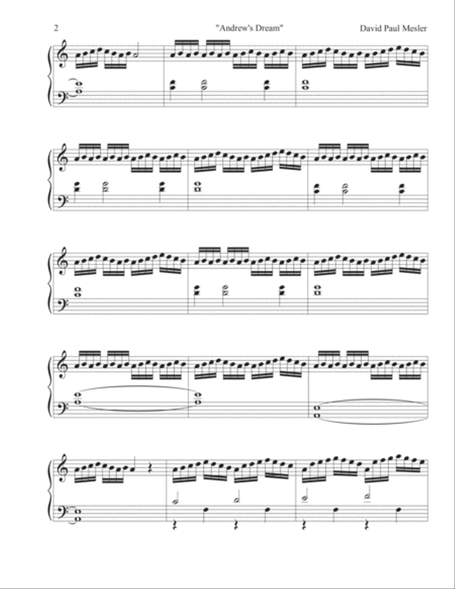 Andrew's Dream Piano Method scores gallery preview page 3