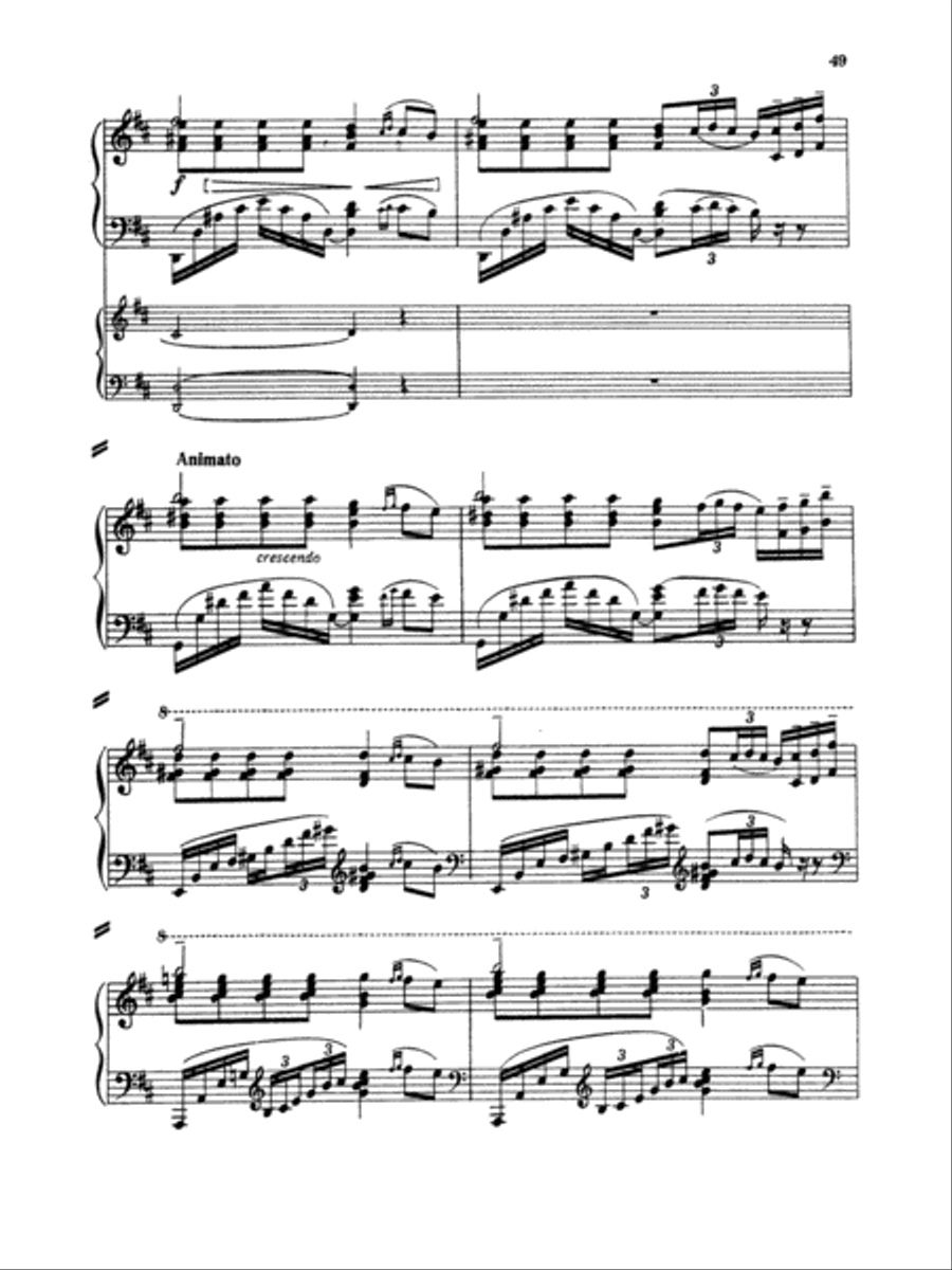 Rachmaninoff: Piano Concerto No. 1 in F sharp Minor, Op. 1 Piano scores gallery preview page 4