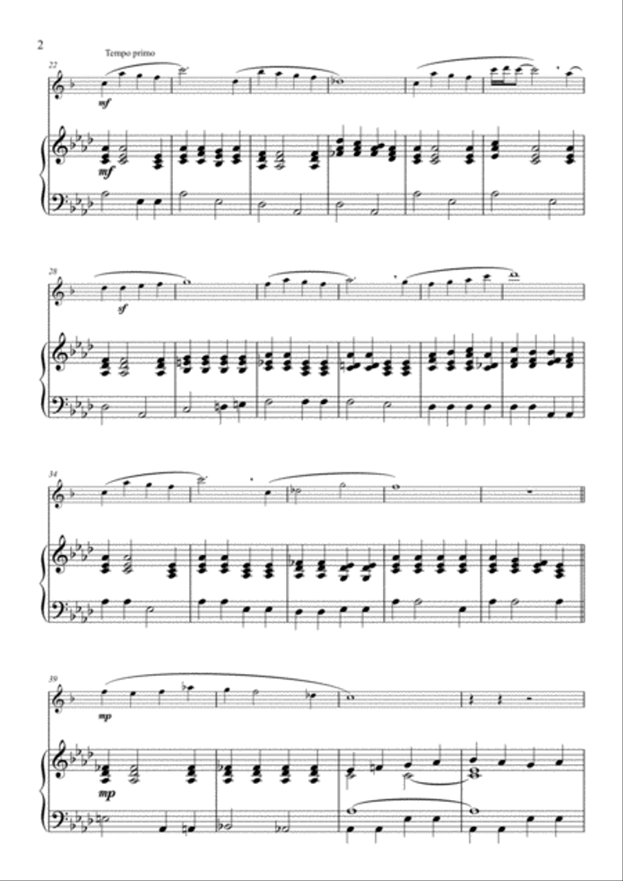 Mes Caresses Woodwind Duet scores gallery preview page 3