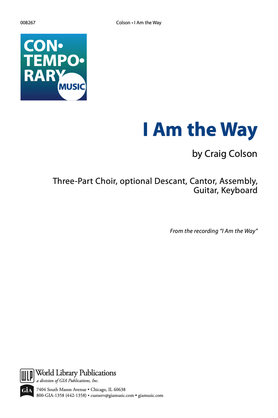I Am the Way 3-Part scores gallery preview page 1