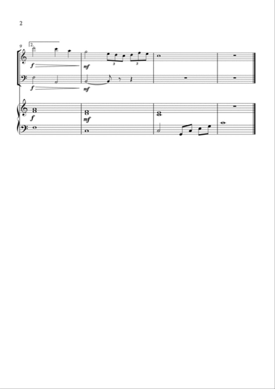 Album Leaf B158 Woodwind Duet scores gallery preview page 2