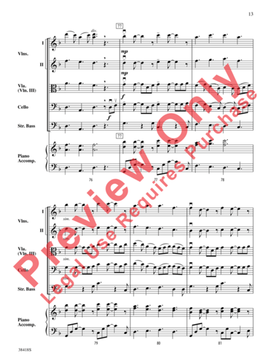 Return to Skye Return to Skye String Orchestra scores gallery preview page 14