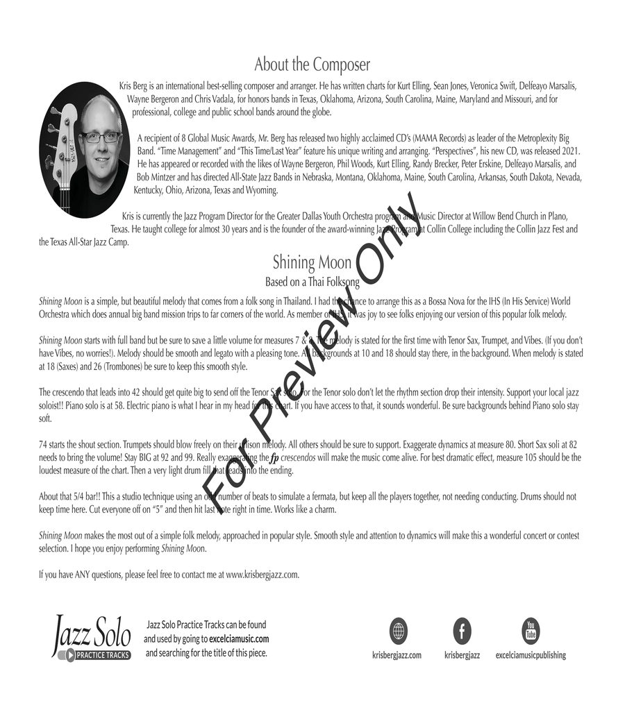 Shining Moon Jazz Ensemble scores gallery preview page 2