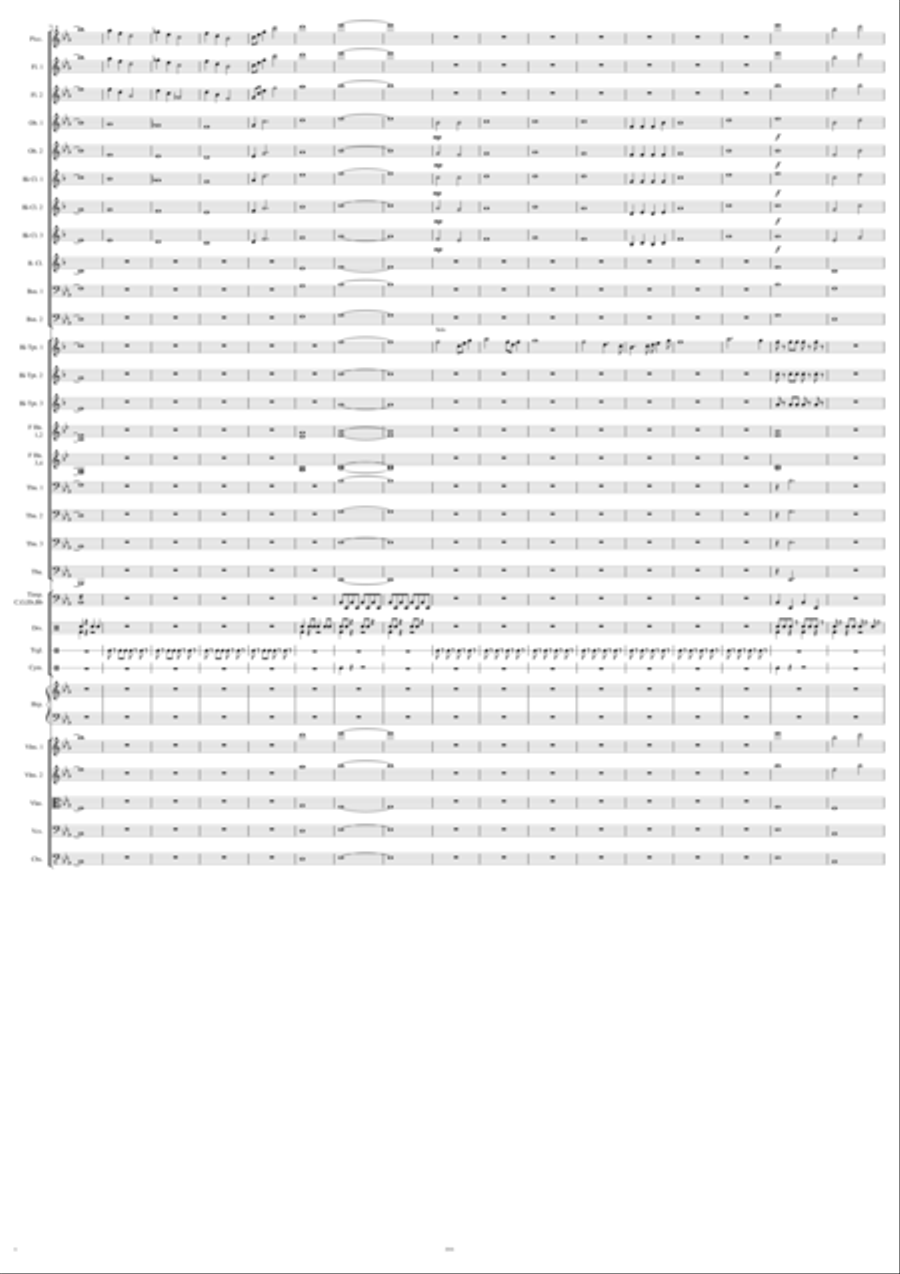 An Officer's Song Full Orchestra scores gallery preview page 6
