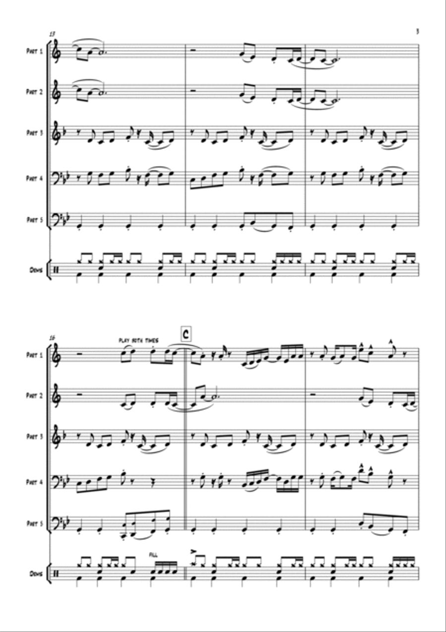 Superstition Superstition Euphonium scores gallery preview page 5