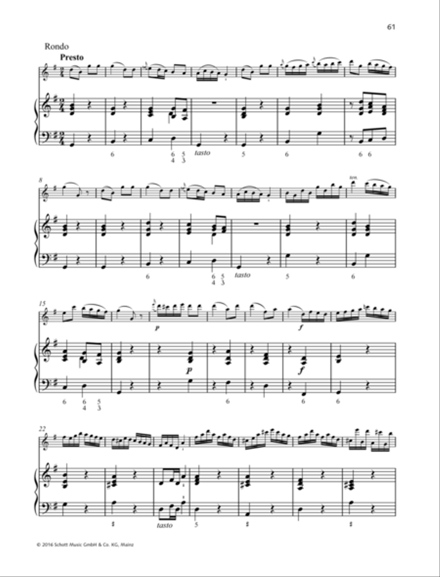 Hamburger Sonate Flute Solo scores gallery preview page 6