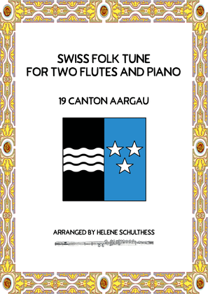 Swiss Folk Dance for two flutes and piano – 19 Canton Aargau – Rosenwalzer