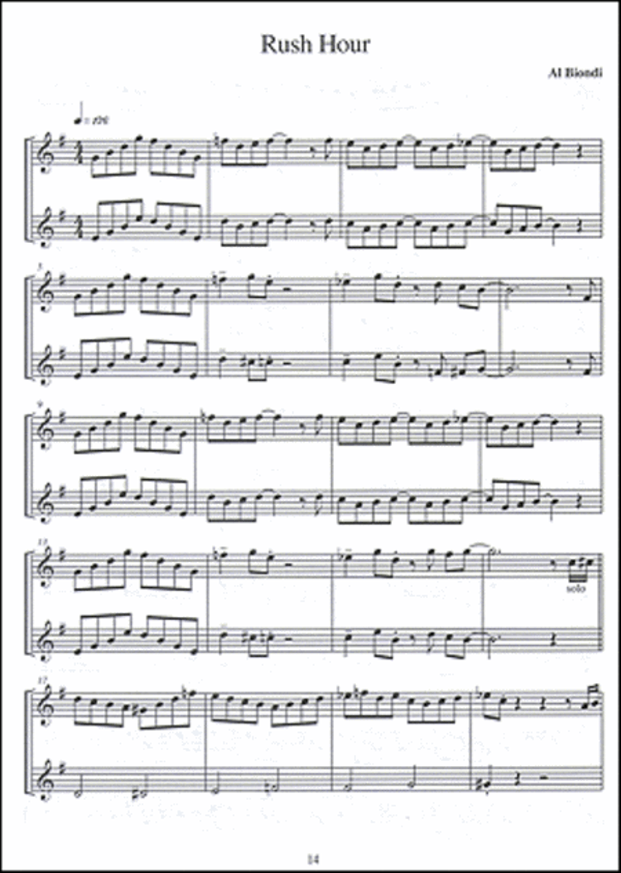 Jazz Duets, Violin Edition String Duet scores gallery preview page 2